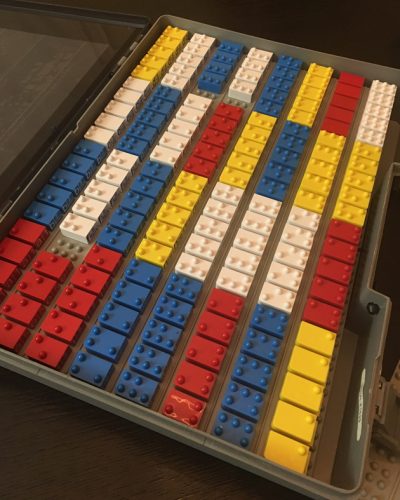 Braille tactile block set